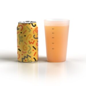 GOBELET PLASTIQUE REUTILISABLE 39 CL RAS BORD