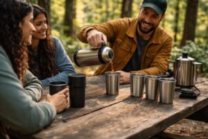 SET DE 4 TASSES DE 250ML EN ACIER INOXYDABLE RCS PARKS VINGA