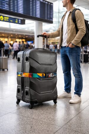 SANGLE DE VALISE AVEC IMPRESSION ALL OVER