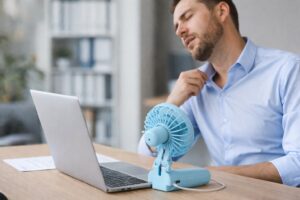 VENTILATEUR PORTABLE ET PLIABLE IBERA