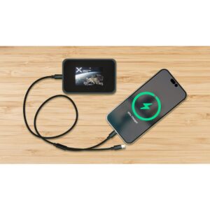 POWERBANK 5000MAH AVEC ECRAN LCD EN ALUMINIUM RECYCLE DIGIPOWER