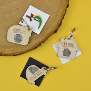 PORTE-CLES GRAINES ET BOIS