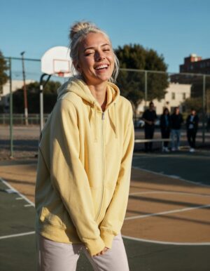 SWEATSHIRT A CAPUCHE FULLZIP 350GR REGULAR FIT UNISEXE UM