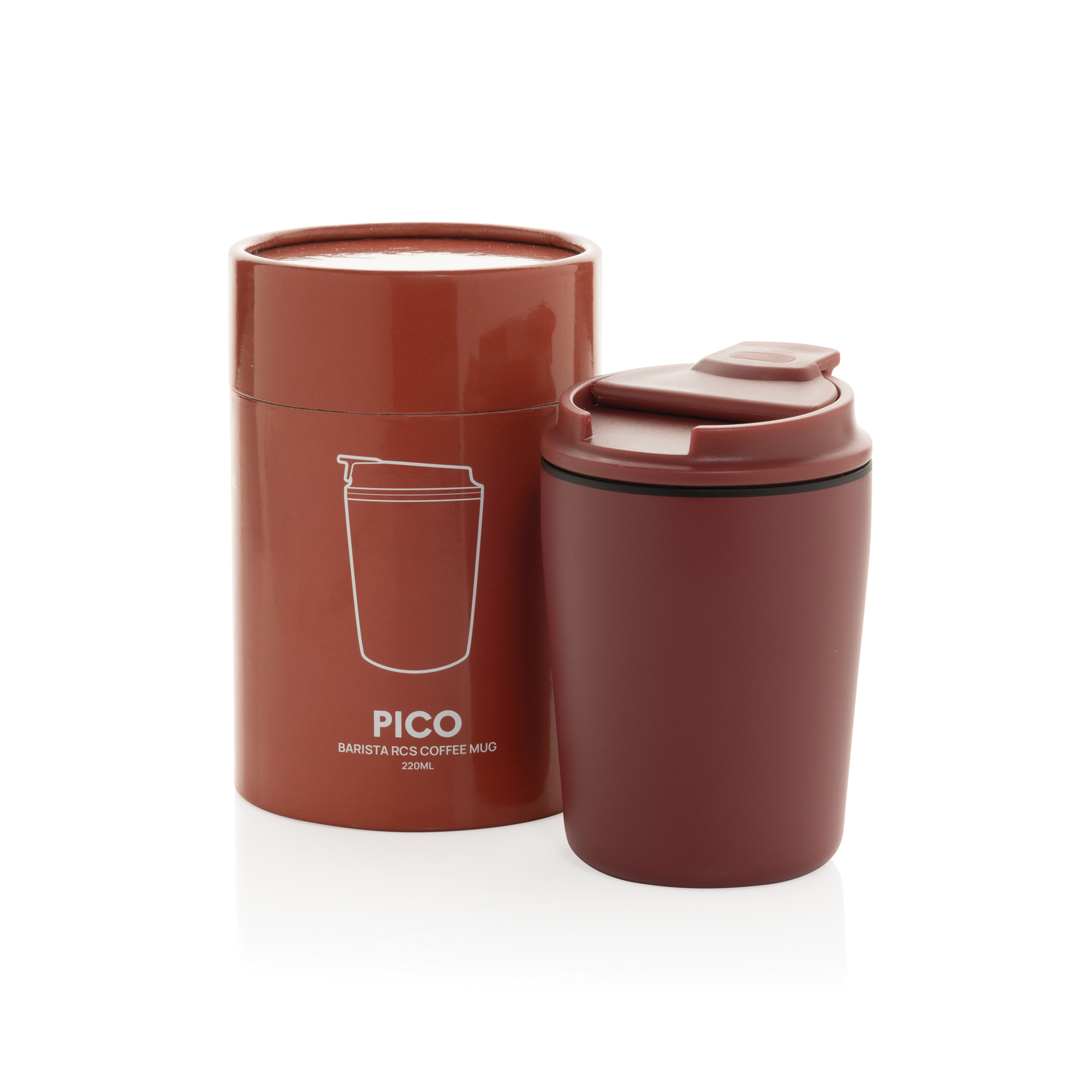 TASSE A CAFE 220ML DANS UNE BOITE CYLINDRIQUE PICO BARISTA – Image 4