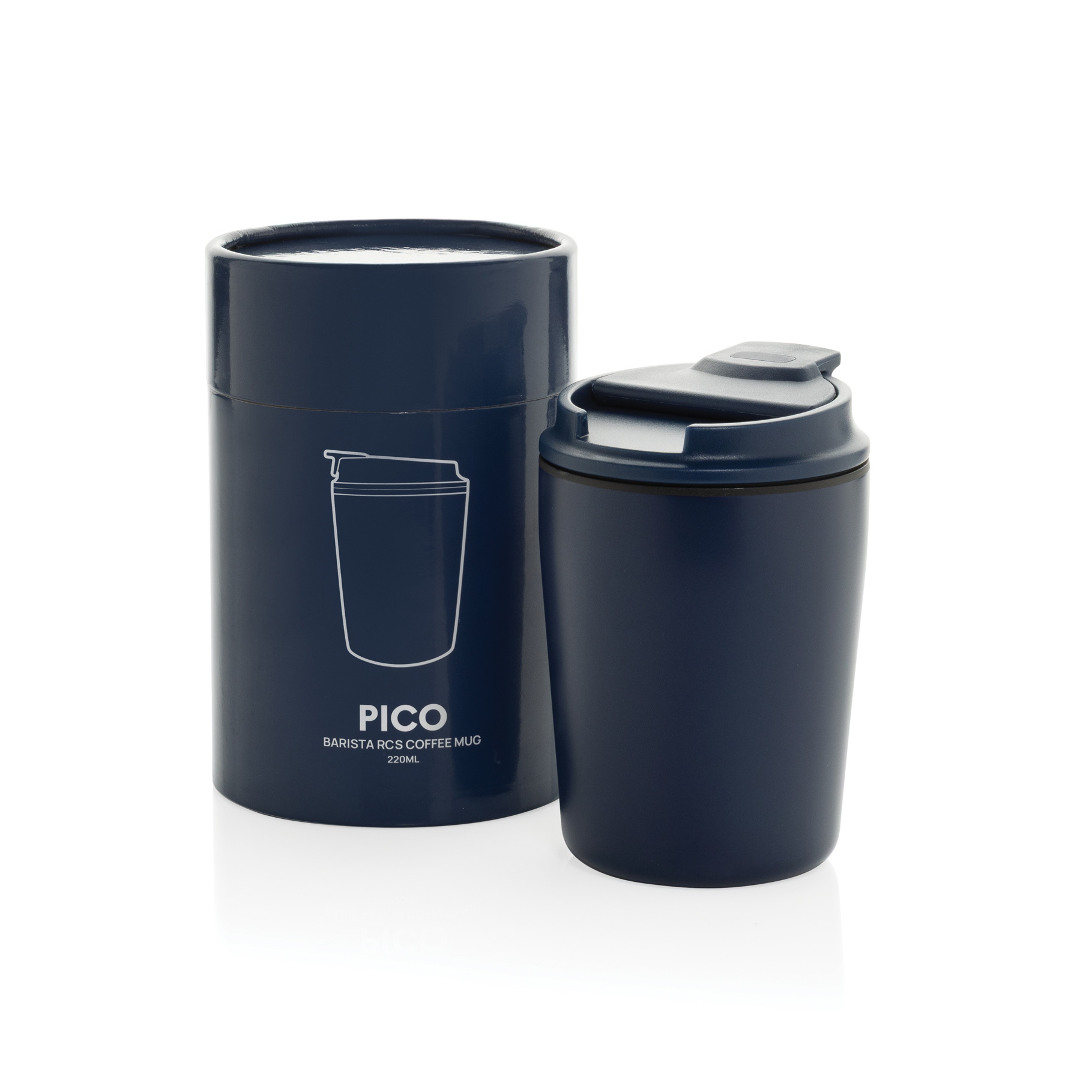 TASSE A CAFE 220ML DANS UNE BOITE CYLINDRIQUE PICO BARISTA – Image 16