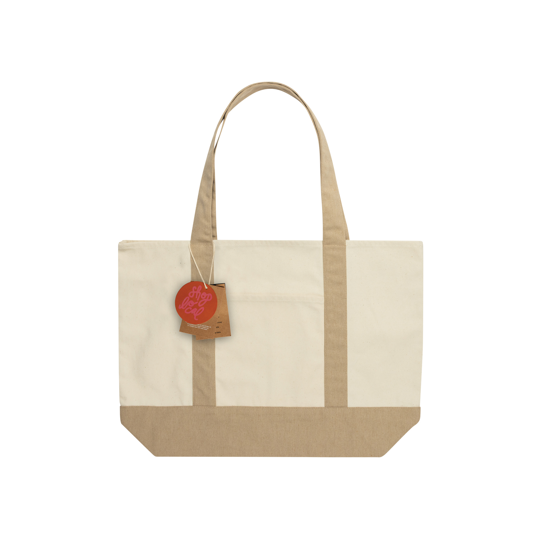 SAC CABAS 350GR EN COTON RECYCLE AWARE™ SHOP LOCAL – Image 3