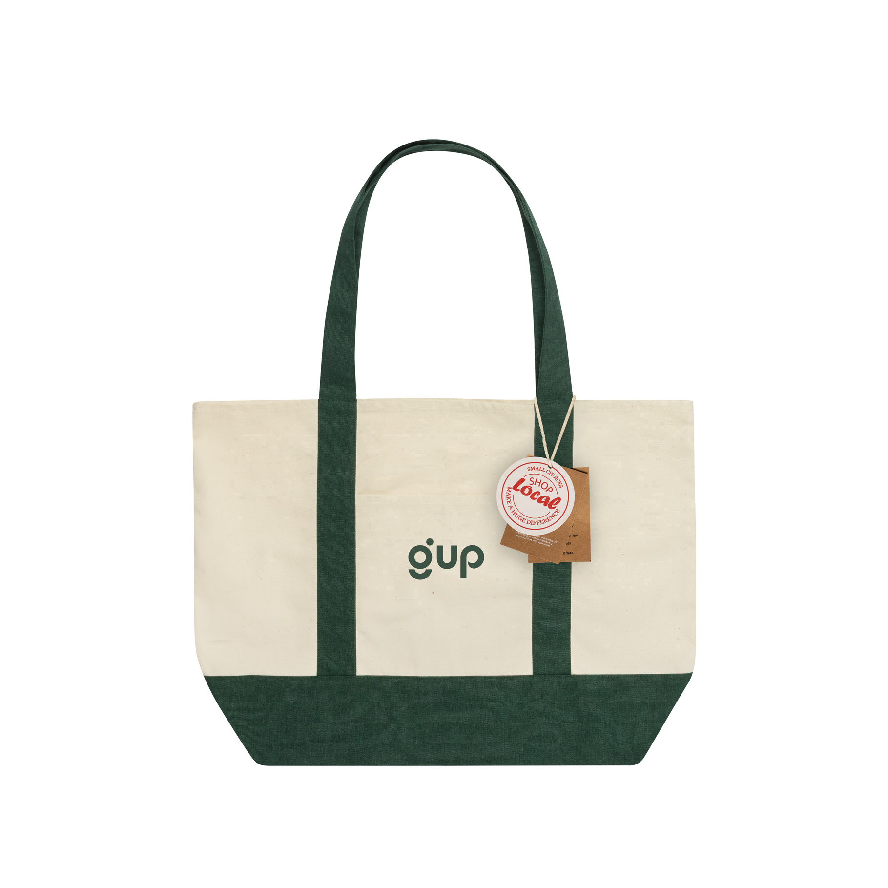SAC CABAS 350GR EN COTON RECYCLE AWARE™ SHOP LOCAL – Image 8