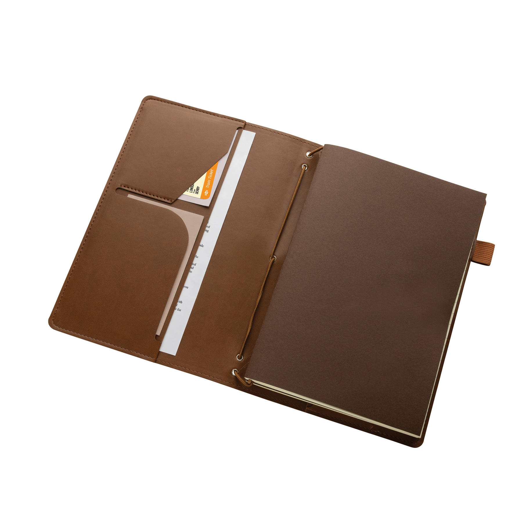 CARNET DE NOTES 3 EN 1 RECHARGEABLE EN PU DAILY NOTES BINDER – Image 6