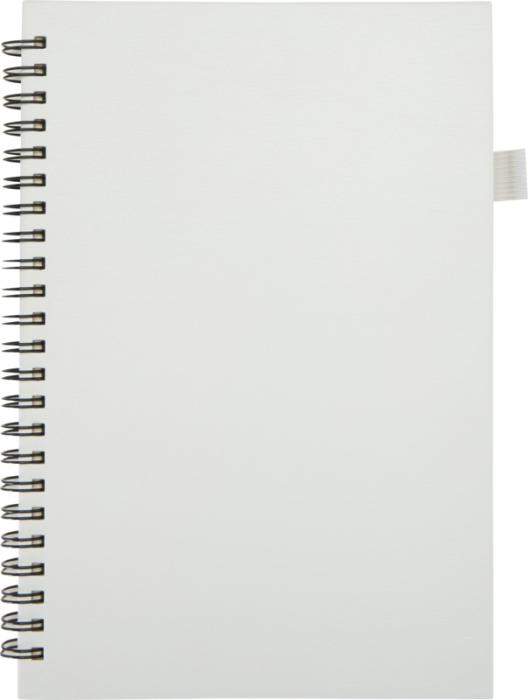 CAHIER A SPIRALES A5 AVEC COUVERTURE RIGIDE EN PLASTIQUE RECYCLE – Image 7