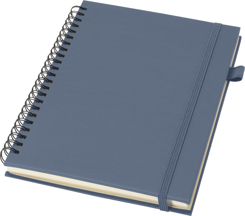 CAHIER A SPIRALES A5 AVEC COUVERTURE RIGIDE EN PLASTIQUE RECYCLE – Image 10