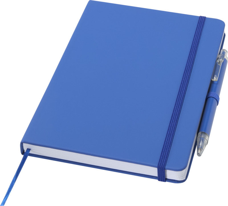 ENSEMBLE CAHIER EN PAPIER RECYCLE SPECTRUM A5 ET UN STYLO A BILLE EN ALUMINIUM RECYCLE – Image 14