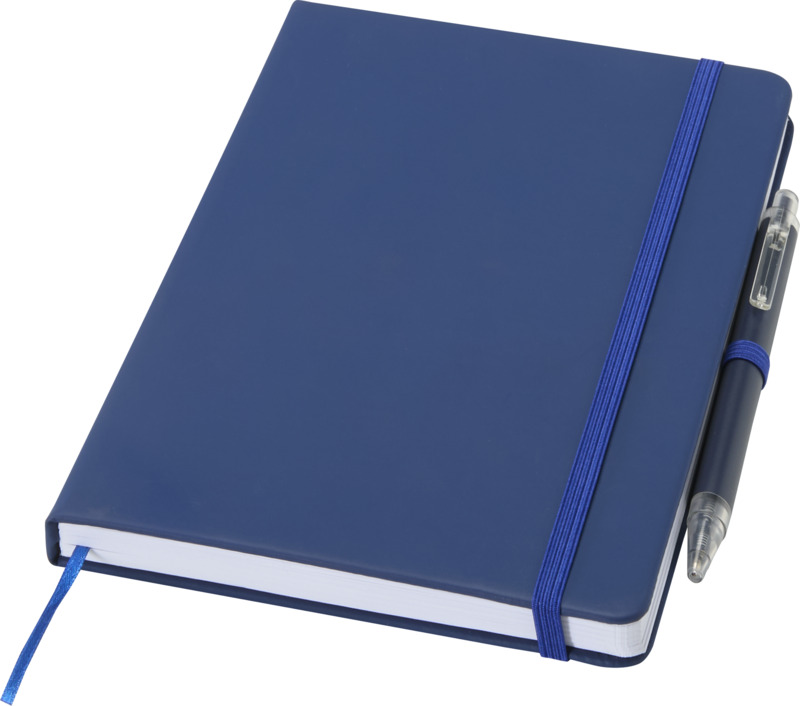 ENSEMBLE CAHIER EN PAPIER RECYCLE SPECTRUM A5 ET UN STYLO A BILLE EN ALUMINIUM RECYCLE – Image 15