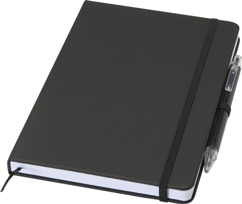 ENSEMBLE CAHIER EN PAPIER RECYCLE SPECTRUM A5 ET UN STYLO A BILLE EN ALUMINIUM RECYCLE – Image 17