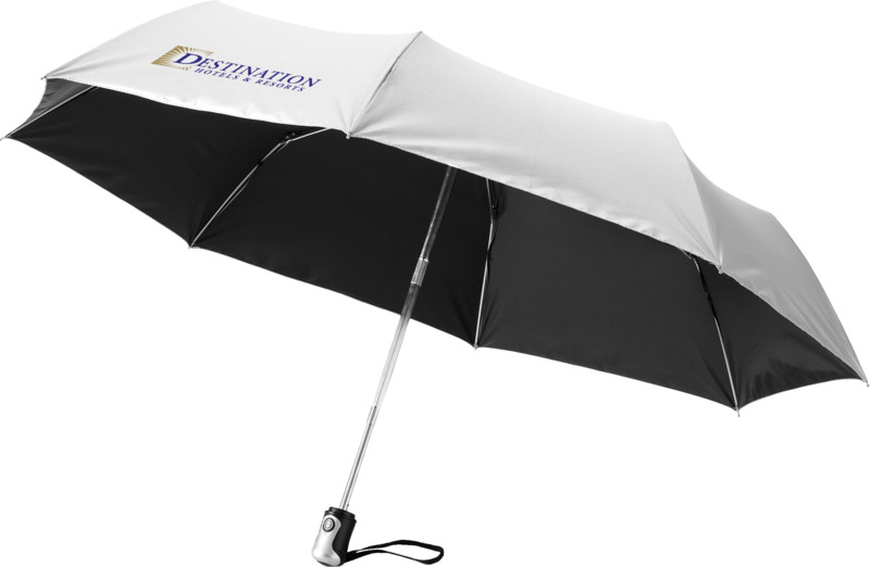 PARAPLUIE 21.5" 3 SECTIONS OUVERTURE ET FERMETURE AUTOMATIQUE ALEX – Image 3