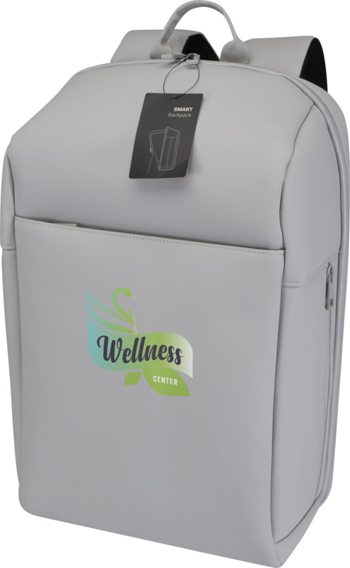 SAC A DOS POUR ORDINATEUR PORTABLE SMART 15 POUCES EN GRS RECYCLE 18L – Image 5