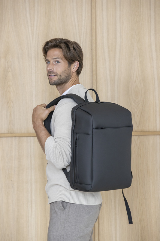 SAC A DOS POUR ORDINATEUR PORTABLE SMART 15 POUCES EN GRS RECYCLE 18L – Image 9