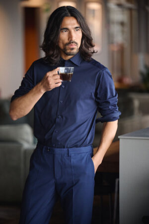CHEMISE REGULAR FIT HOMMES INTERLOCK