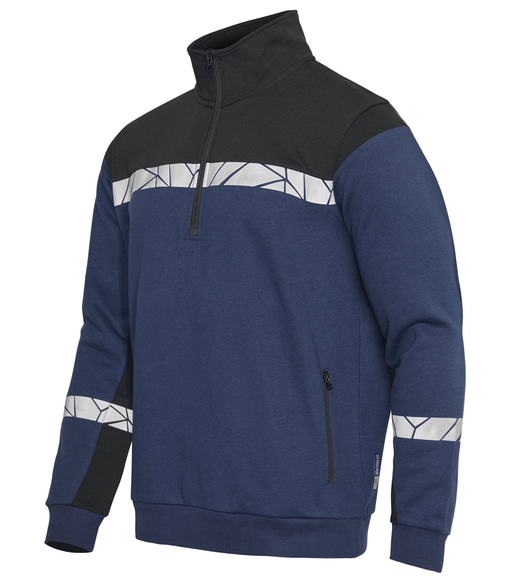 SWEAT 1/2 ZIP 280GR AVEC BANDES REFLECHISSANTES – Image 5