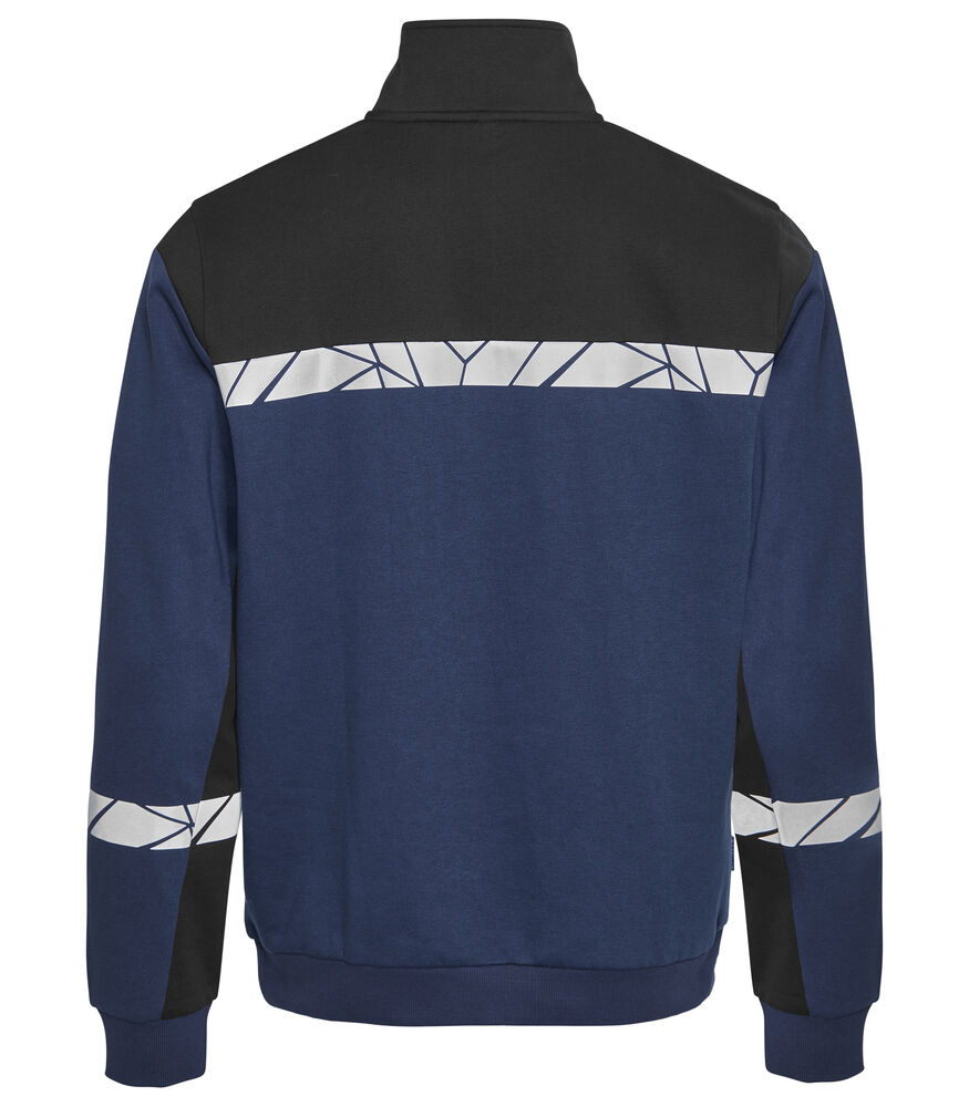 SWEAT 1/2 ZIP 280GR AVEC BANDES REFLECHISSANTES – Image 6