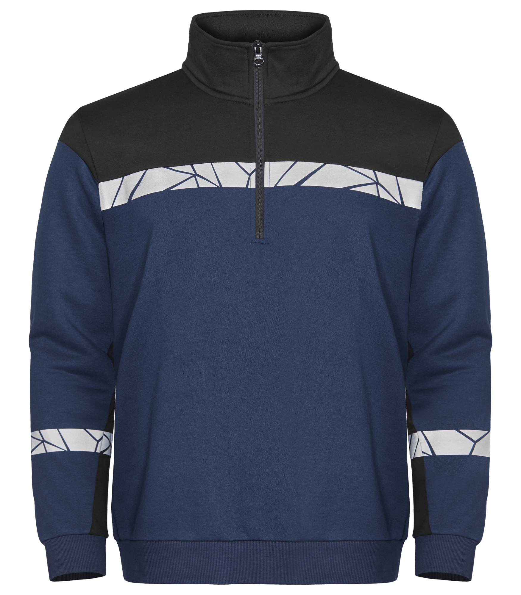 SWEAT 1/2 ZIP 280GR AVEC BANDES REFLECHISSANTES – Image 7