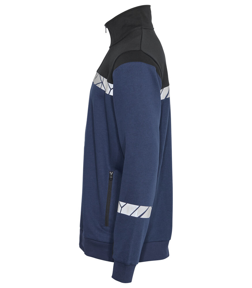 SWEAT 1/2 ZIP 280GR AVEC BANDES REFLECHISSANTES – Image 8