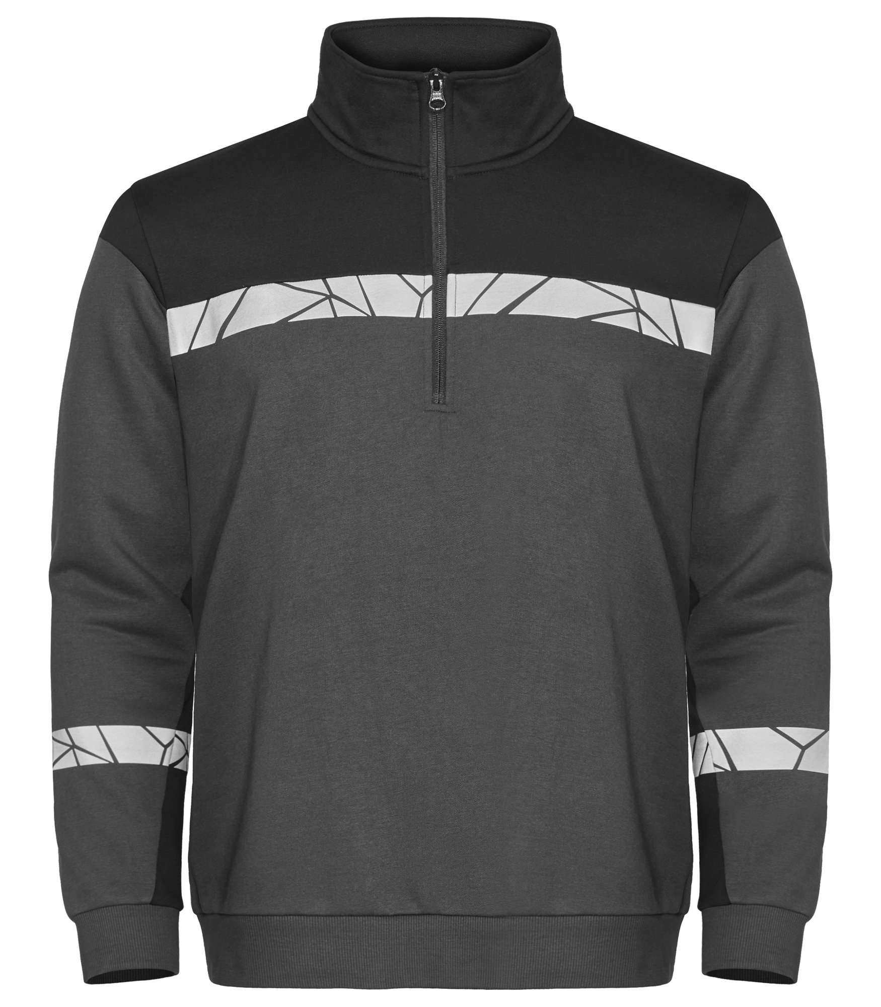 SWEAT 1/2 ZIP 280GR AVEC BANDES REFLECHISSANTES – Image 10