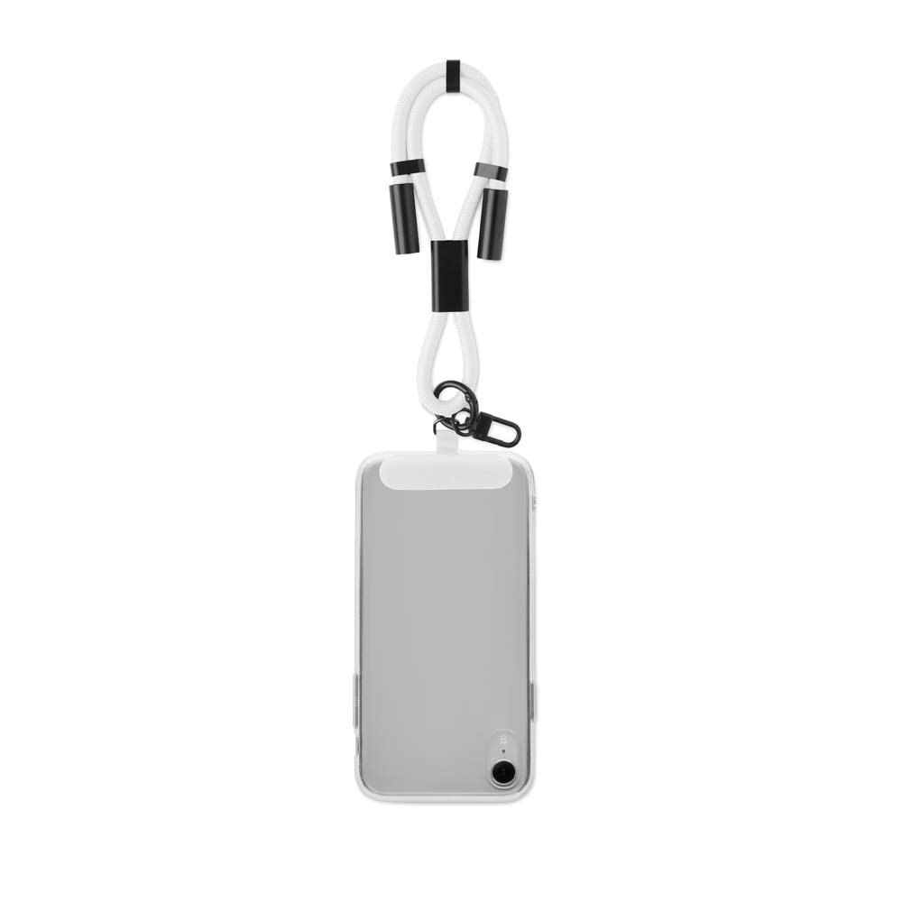 CABLE DE CHARGE ET TRANSFERT DE DONNEES TYPE C VERS TYPE AJUSTABLE 60W AVEC SUPPORT DE TELEPHONE A SANGLE COURTE – Image 8