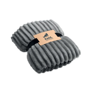 PLAID POLAIRE EN RPET 450GR NIEVE